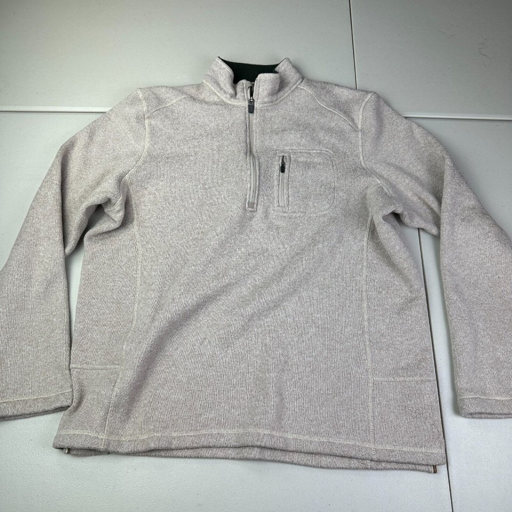 Woolrich 1/4 Zip Fleece Pullover Sweater Men Size XL Used‎